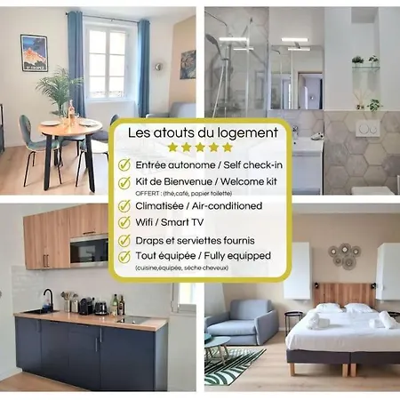 Διαμέρισμα Chic - Climatise - 2 Pas Du Port - Place Aux Herbes *