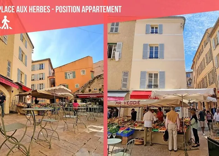 Chic - Climatise - 2 Pas Du Port - Place Aux Herbes *