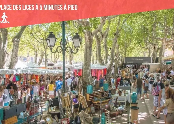 Chic - Climatise - 2 Pas Du Port - Place Aux Herbes Daire Saint-Tropez